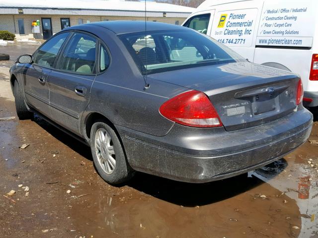 1FAFP56U05A285027 - 2005 FORD TAURUS SEL GRAY photo 3