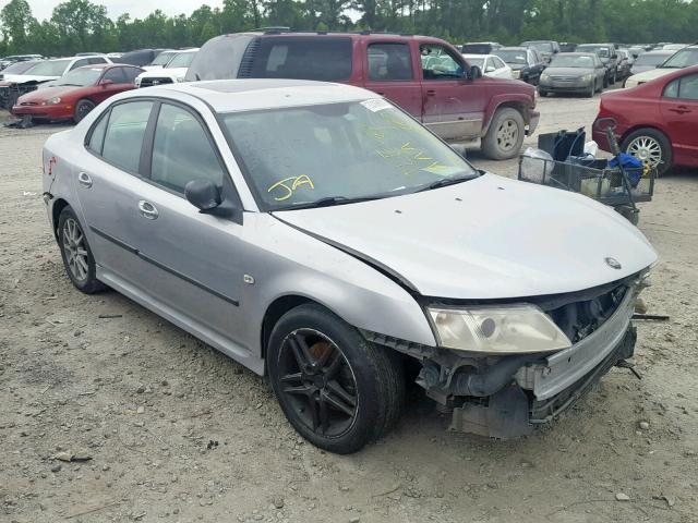 YS3FD49Y471103062 - 2007 SAAB 9-3 2.0T SILVER photo 1