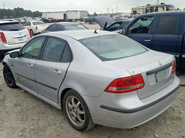 YS3FD49Y471103062 - 2007 SAAB 9-3 2.0T SILVER photo 3