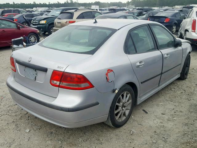 YS3FD49Y471103062 - 2007 SAAB 9-3 2.0T SILVER photo 4