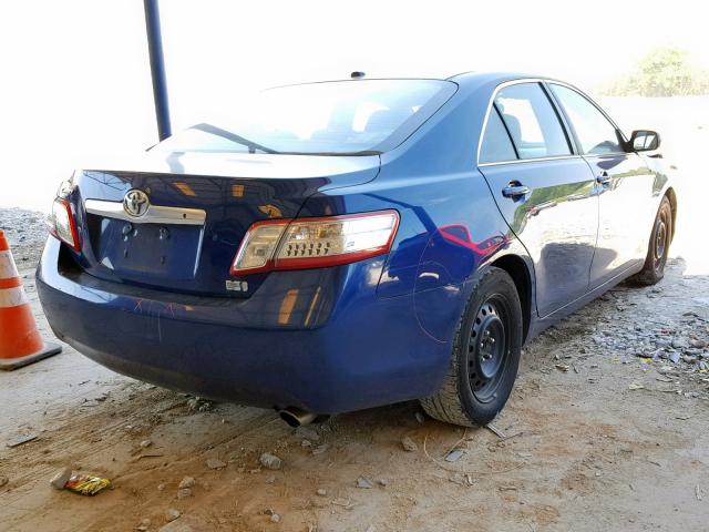 4T1BB3EKXBU132642 - 2011 TOYOTA CAMRY HYBR BLUE photo 4