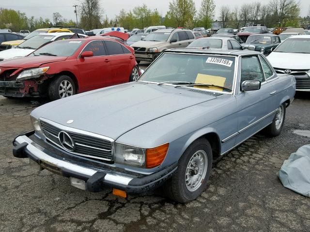 WDBBA45A0BB001069 - 1981 MERCEDES-BENZ 380 SL GRAY photo 2