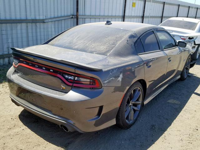 2C3CDXGJ7KH519025 - 2019 DODGE CHARGER SC CHARCOAL photo 4