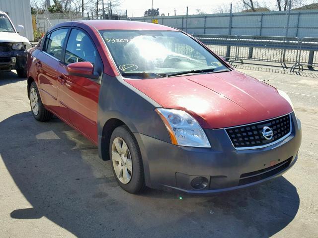 3N1AB61E78L629221 - 2008 NISSAN SENTRA 2.0 RED photo 1