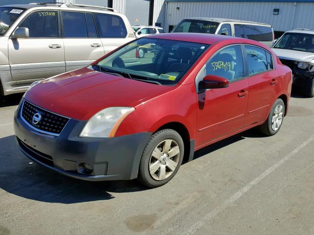 3N1AB61E78L629221 - 2008 NISSAN SENTRA 2.0 RED photo 2