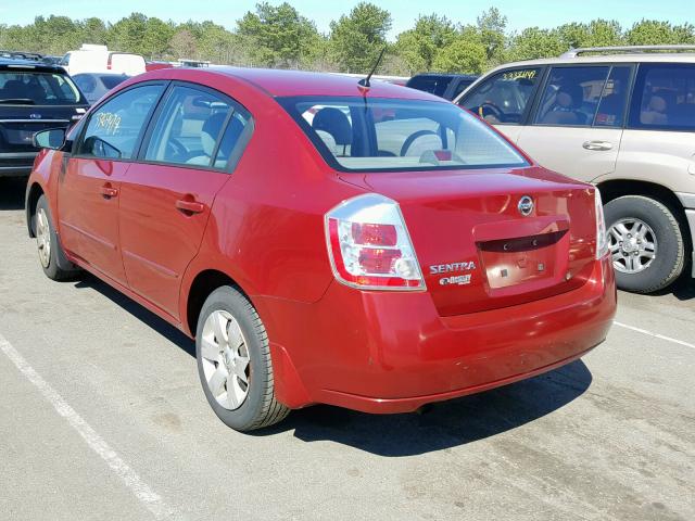 3N1AB61E78L629221 - 2008 NISSAN SENTRA 2.0 RED photo 3