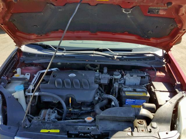 3N1AB61E78L629221 - 2008 NISSAN SENTRA 2.0 RED photo 7