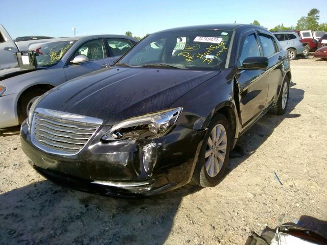 1C3CCBAB6CN127623 - 2012 CHRYSLER 200 LX BLACK photo 2