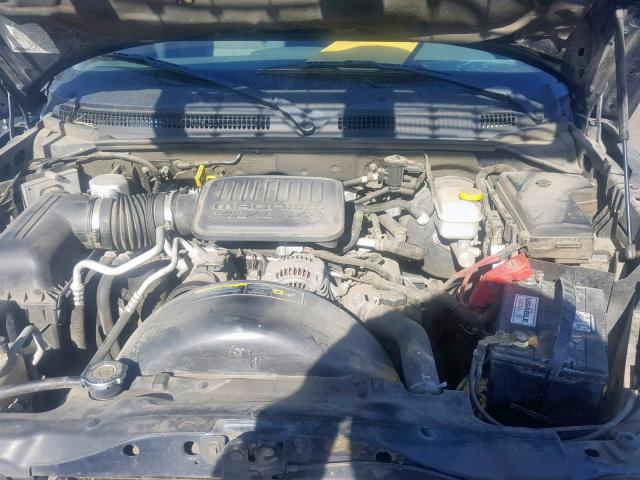 1D7HE48K15S131263 - 2005 DODGE DAKOTA QUA BLUE photo 7