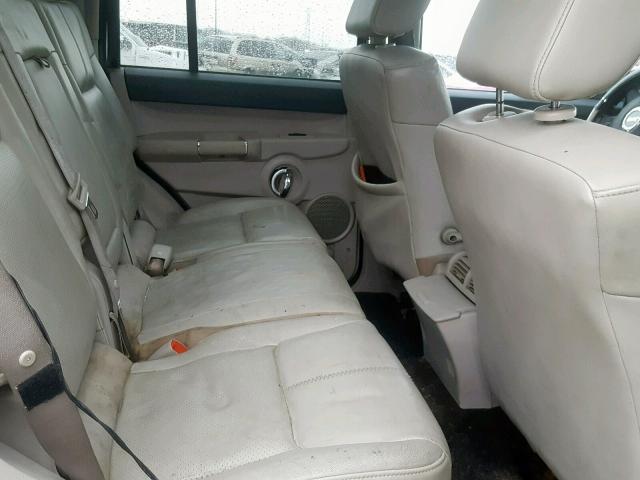 1J8HG58216C105681 - 2006 JEEP COMMANDER SILVER photo 6