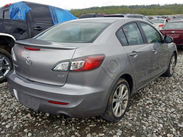 JM1BL1S51A1277380 - 2010 MAZDA 3 S SILVER photo 4