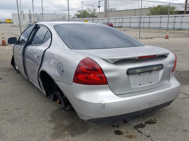 2G2WP552481158648 - 2008 PONTIAC GRAND PRIX SILVER photo 3