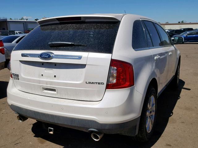 2FMDK3KC5BBA77478 - 2011 FORD EDGE LIMIT WHITE photo 4