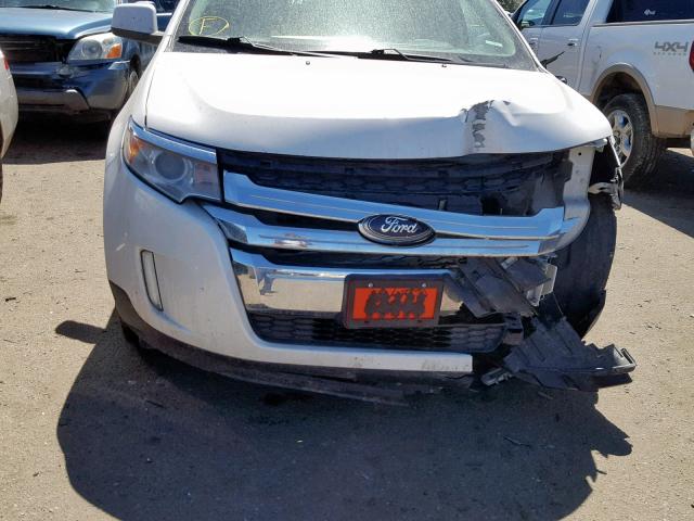 2FMDK3KC5BBA77478 - 2011 FORD EDGE LIMIT WHITE photo 9