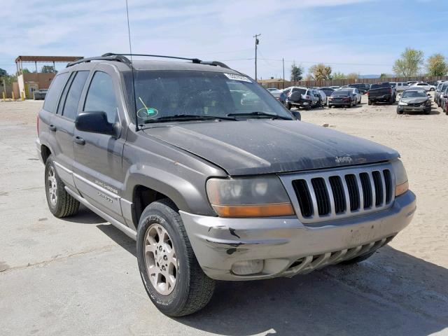 1J4G248S0YC326682 - 2000 JEEP GRAND CHER BLACK photo 1