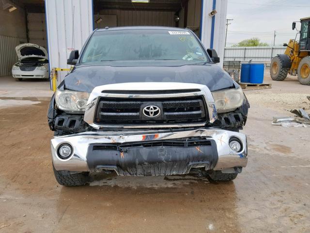 5TFEY5F11AX085550 - 2010 TOYOTA TUNDRA CRE GRAY photo 9