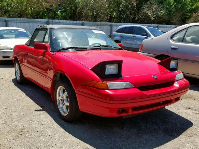 6MPCT01Z4M8629181 - 1991 MERCURY CAPRI RED photo 1