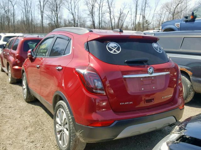 KL4CJASB5HB190354 - 2017 BUICK ENCORE PRE RED photo 3