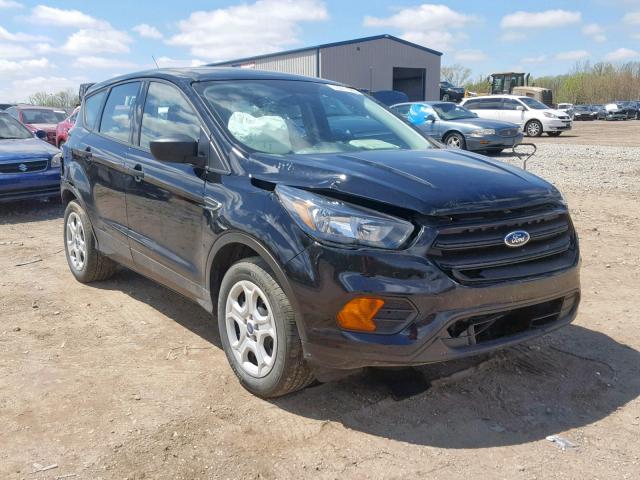 1FMCU0F72JUA08449 - 2018 FORD ESCAPE S BLACK photo 1