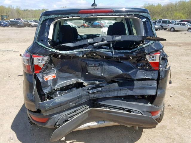 1FMCU0F72JUA08449 - 2018 FORD ESCAPE S BLACK photo 9