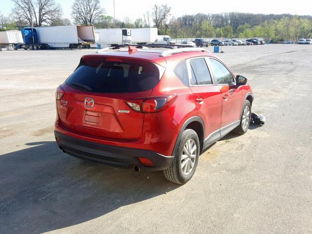 JM3KE4CY1F0456785 - 2015 MAZDA CX-5 TOURI RED photo 4