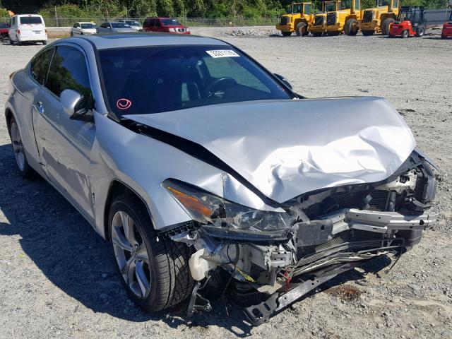 1HGCS2B87CA001006 - 2012 HONDA ACCORD EXL SILVER photo 1