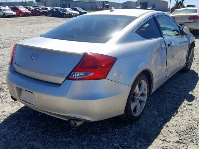 1HGCS2B87CA001006 - 2012 HONDA ACCORD EXL SILVER photo 4