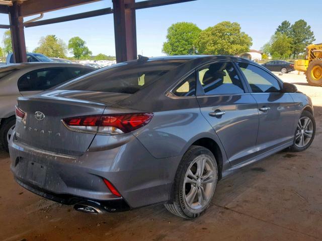 5NPE34AF2JH670273 - 2018 HYUNDAI SONATA SPO GRAY photo 4