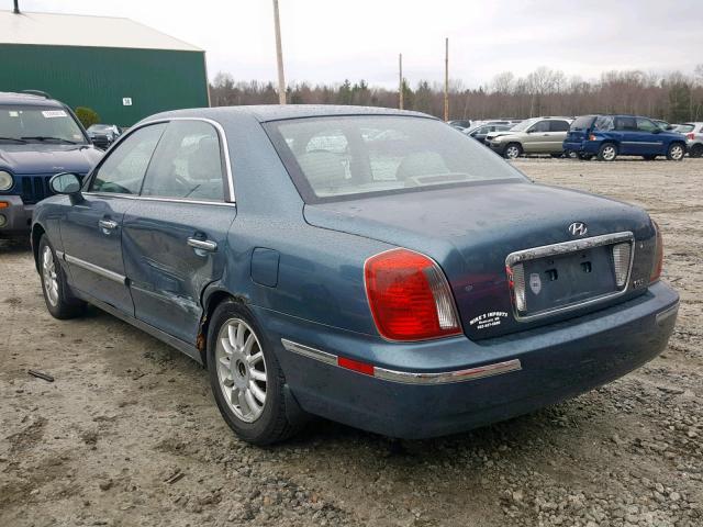 KMHFU45E55A424359 - 2005 HYUNDAI XG 350 BLUE photo 3