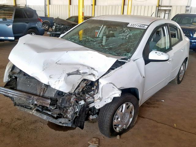 3N1AB6AP9BL660852 - 2011 NISSAN SENTRA 2.0 WHITE photo 2