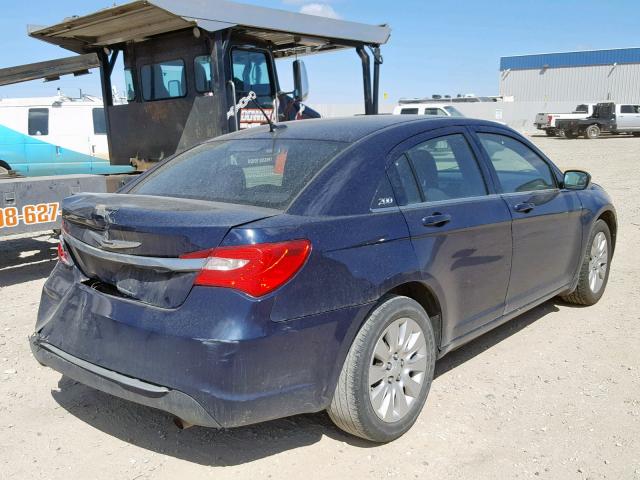 1C3CCBAB7EN146295 - 2014 CHRYSLER 200 LX BLUE photo 4