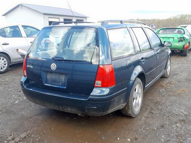 WVWSK61J12W424820 - 2002 VOLKSWAGEN JETTA GLS BLUE photo 4