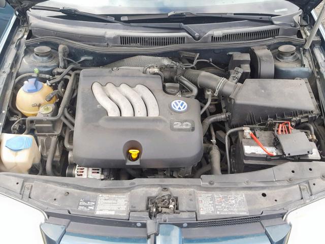 WVWSK61J12W424820 - 2002 VOLKSWAGEN JETTA GLS BLUE photo 7