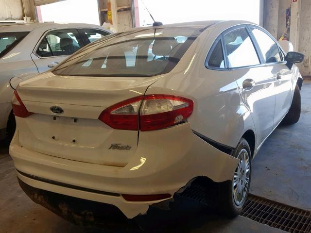 3FADP4AJ7HM149726 - 2017 FORD FIESTA S WHITE photo 4