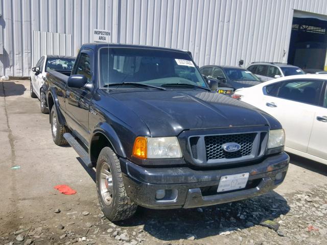 1FTYR10U64TA06844 - 2004 FORD RANGER BLACK photo 1