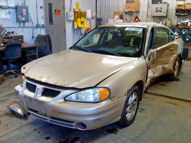 1G2NF52E84C214432 - 2004 PONTIAC GRAND AM S GOLD photo 2
