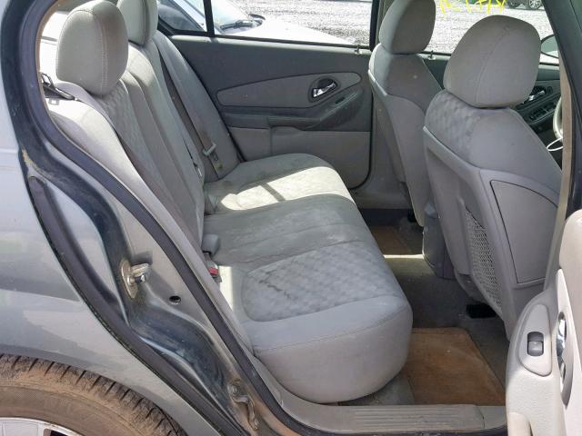 1G1ZT54865F182232 - 2005 CHEVROLET MALIBU LS GRAY photo 6