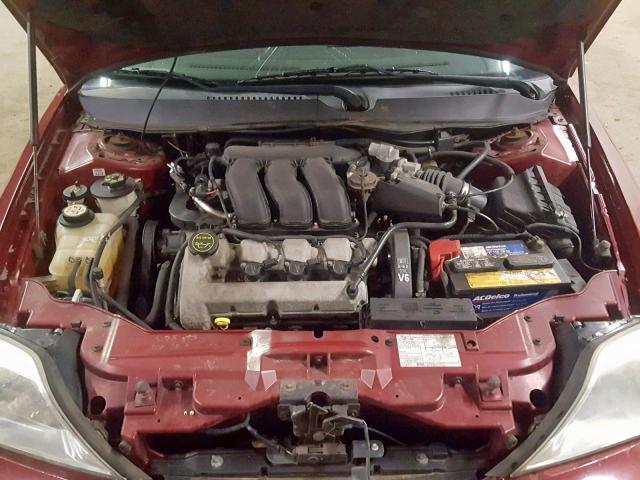 1MEFM55S75A630328 - 2005 MERCURY SABLE LS P MAROON photo 7