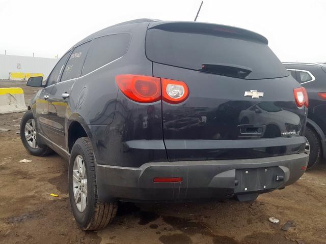 1GNKRGED0BJ112921 - 2011 CHEVROLET TRAVERSE LT  photo 3