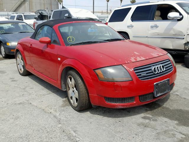 TRUUT28N711018677 - 2001 AUDI TT QUATTRO RED photo 1