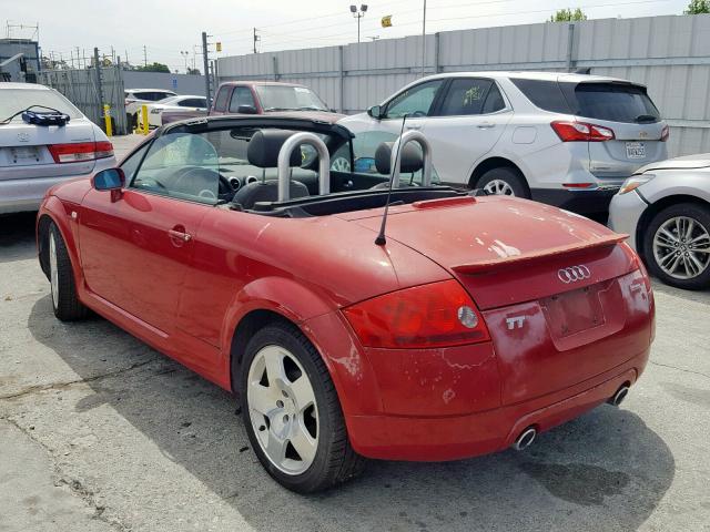 TRUUT28N711018677 - 2001 AUDI TT QUATTRO RED photo 9