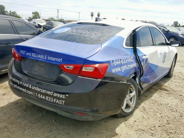 1G1ZB5ST3HF192621 - 2017 CHEVROLET MALIBU LS WHITE photo 4