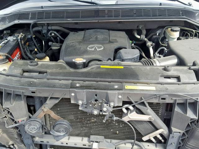 5N3AA08A27N802029 - 2007 INFINITI QX56 GRAY photo 7