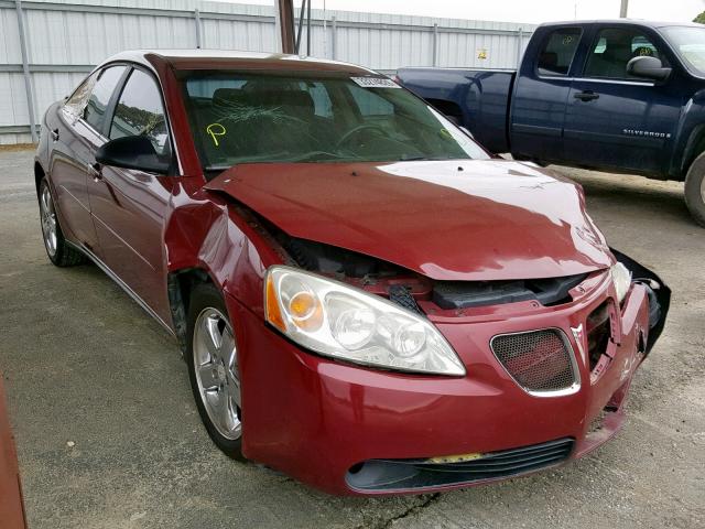 1G2ZH528654164986 - 2005 PONTIAC G6 GT BURGUNDY photo 1