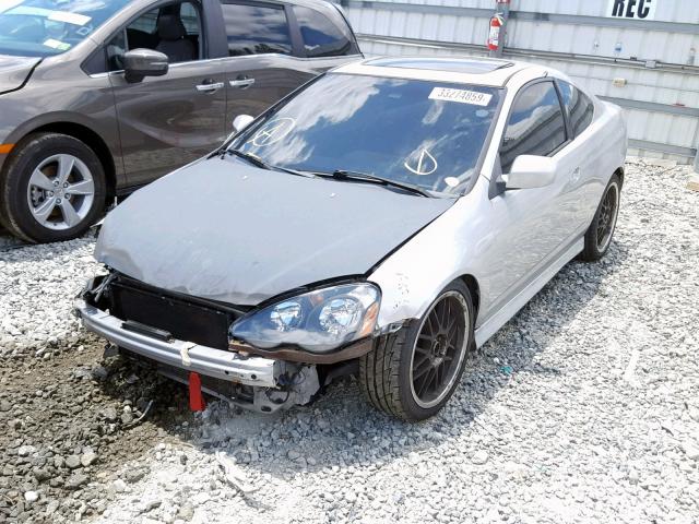 JH4DC54862C007542 - 2002 ACURA RSX SILVER photo 2