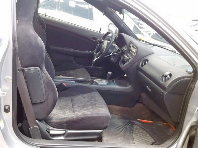 JH4DC54862C007542 - 2002 ACURA RSX SILVER photo 5