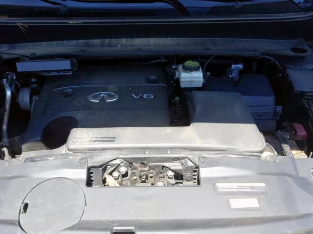 5N1AL0MN9DC338787 - 2013 INFINITI JX35 GRAY photo 7