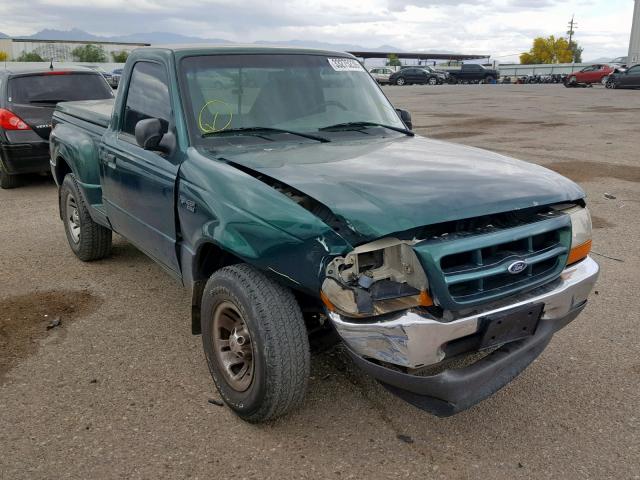 1FTYR10C6XPA05004 - 1999 FORD RANGER GREEN photo 1