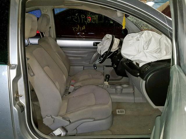 3VWCF21CXXM448329 - 1999 VOLKSWAGEN NEW BEETLE ვერცხლისფერი ფოტო 5