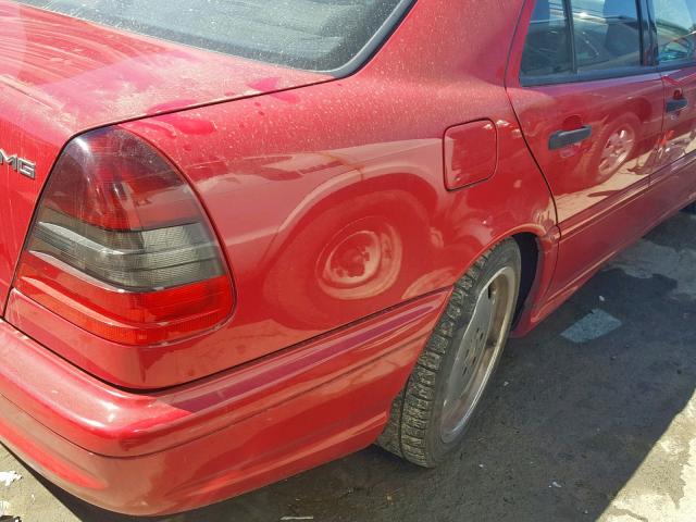 WDBHA33G4WF695999 - 1998 MERCEDES-BENZ C 43 RED photo 9